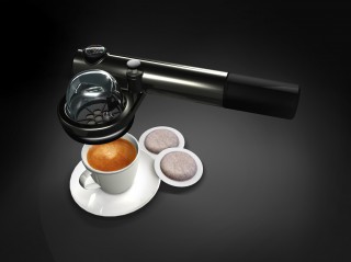 Handpresso Wild beim Espressokochen
